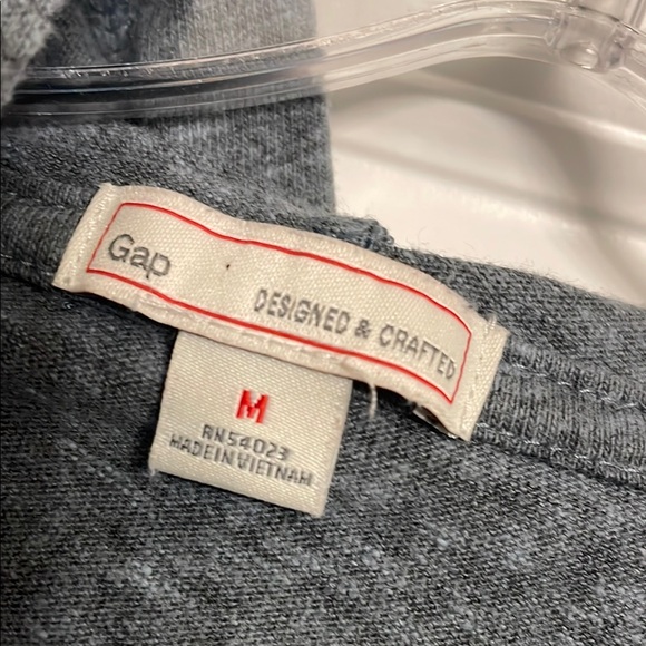 GAP Gray Cowl Neck Long Sleeve Dress Size M - Picture 2 of 5